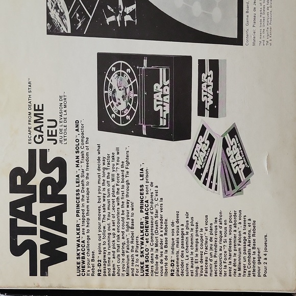 Star Wars Board Game - Vintage 1977 - Used - Only Missing the Instruction - Picture 5 of 11